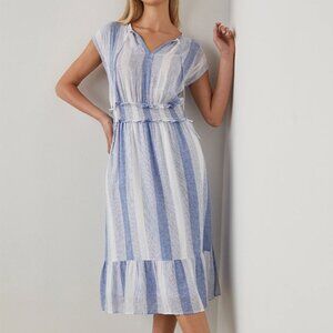 Rails Ashlyn Linen Midi Dress